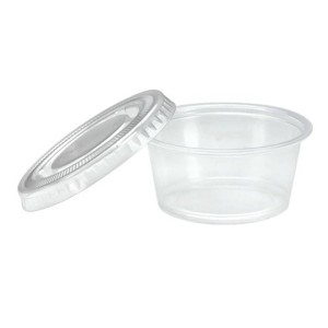 Plastic 2 Oz Clear Cup  (100 Pcs)