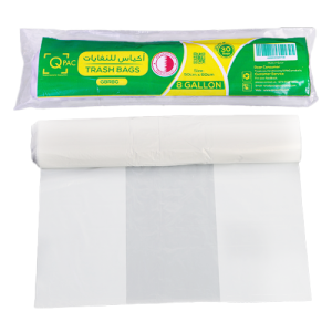 Trash Bag 8 Gallon 1 X 30 PCS (1 PC) Q Pac